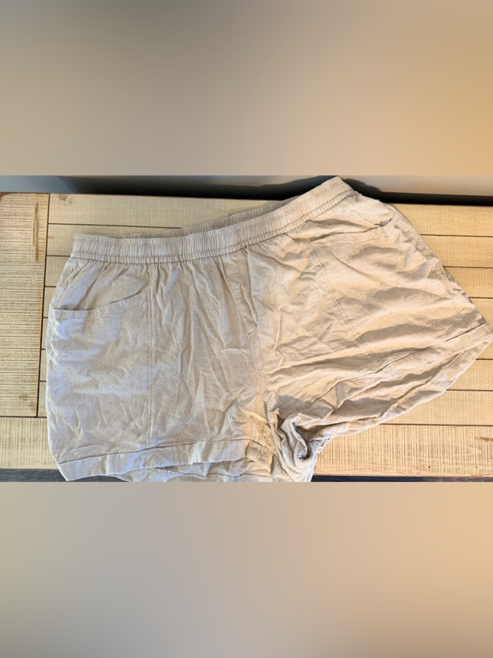 Old Navy Light Beige Athletic Lounge Shorts